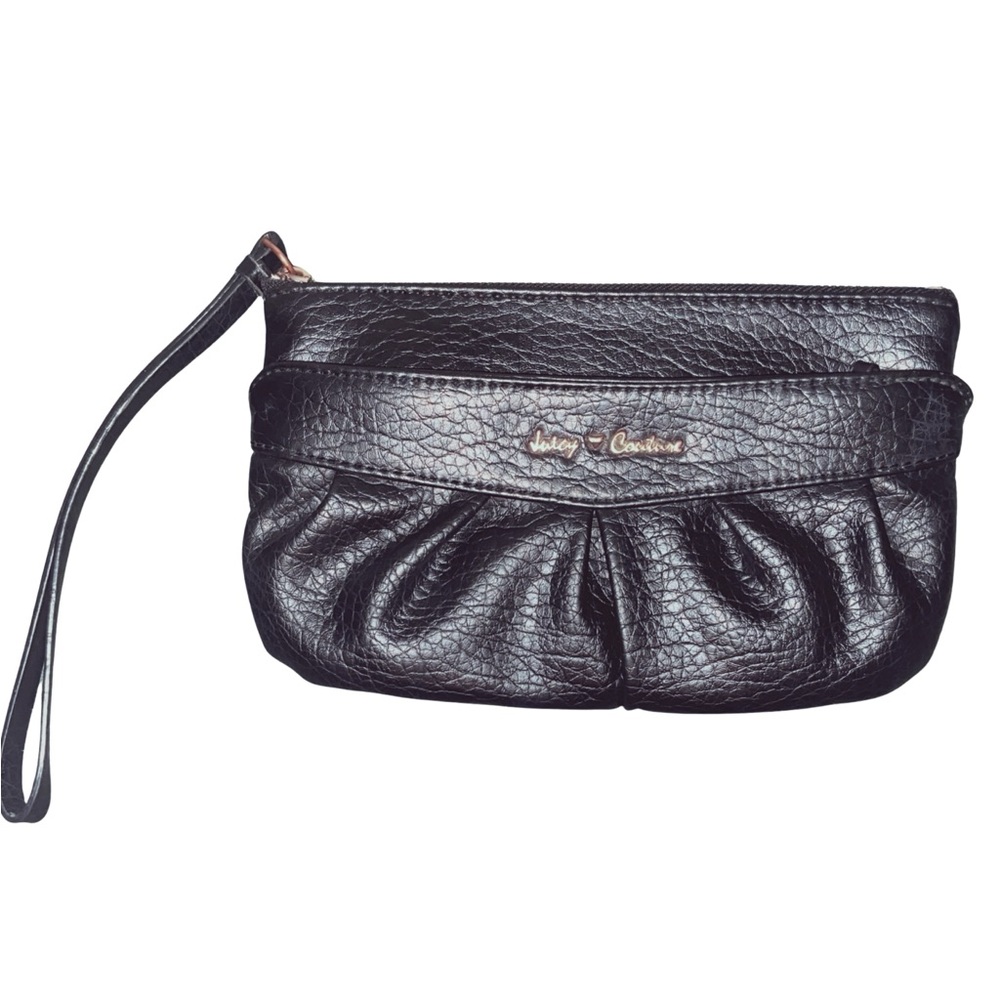 Juicy Couture Wristlet in Black. Clutch Purse wallet